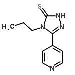 CAS 登录号：90871-45-7， 4-丙基-5-(4-吡啶基)-4H-1,2,4-三唑-3-硫醇