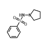 CAS#: 90873-45-3, N-(1-Pyrrolidinyl)benzenesulfonamide