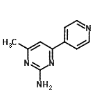 CAS#: 90916-53-3, 4-Methyl-6-(4-pyridinyl)-2-pyrimidinamine