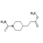 CAS 登录号：909292-67-7， 甲基3-(1-硫代氨基甲酰-4-哌啶基)丙酸酯