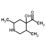 CAS#: 90950-32-6, 1-(4-Hydroxy-2,5-dimethyl-4-piperidinyl)ethanone