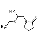 CAS#: 90951-10-3, 1-[2-(Ethylsulfanyl)propyl]-2-pyrrolidinethione