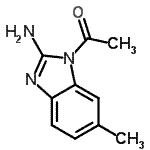 CAS#: 90964-25-3, 1-(2-Amino-6-methyl-1H-benzimidazol-1-yl)ethanone