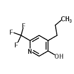 CAS 登录号：910032-96-1， 4-丙基-6-(三氟甲基)-3-吡啶醇