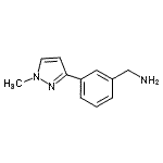 CAS#: 910037-10-4, 1-[3-(1-Methyl-1H-pyrazol-3-yl)phenyl]methanamine