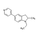 CAS#: 910442-06-7, 1-Ethyl-2-methyl-5-(4-pyridinyl)indoline