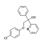 CAS 登录号：910442-21-6， 2-(4-氯苯氧基)-1-苯基-1-(2-吡啶基)乙醇
