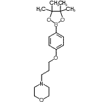 CAS#: 910462-33-8, 4-{3-[4-(4,4,5,5-Tetramethyl-1,3,2-dioxaborolan-2-yl)phenoxy]propyl}morpholine