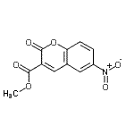 CAS 登录号：91059-67-5， 甲基6-硝基-2-氧代-2H-苯并吡喃-3-羧酸酯
