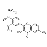 CAS#: 910806-74-5, 6-Amino-3-hydroxy-2-(3,4,5-trimethoxyphenyl)-4H-chromen-4-one