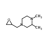 CAS#: 91086-23-6, 1,2-Dimethyl-4-(2-oxiranylmethyl)piperazine