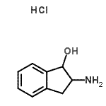 CAS 登录号：910889-37-1， 2-氨基-1-茚满醇盐酸盐(1:1)