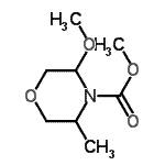 CAS 登录号：911222-23-6， 甲基3-甲氧基-5-甲基-4-吗啉羧酸酯