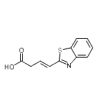 CAS 登录号：91137-33-6， (3E)-4-(1,3-苯并噻唑-2-基)-3-丁烯酸