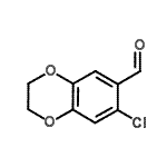 CAS#: 911485-93-3, 7-Chloro-2,3-dihydro-1,4-benzodioxine-6-carbaldehyde