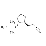 CAS 登录号：91222-90-1， 3-{(1S,2R)-2-[(2-甲基-2-丙基)氧基]环戊基}丙腈