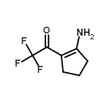 CAS 登录号：912335-17-2， 1-(2-氨基-1-环戊烯-1-基)-2,2,2-三氟乙烷酮