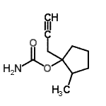 CAS 登录号：91252-01-6， 2-甲基-1-(2-丙炔-1-基)环戊基氨基甲酸酯