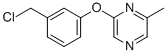 CAS 登录号：912569-64-3， 2-[3-(氯甲基)苯氧基]-6-甲基-吡嗪