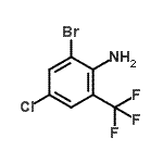 CAS#: 912617-74-4, 2-Bromo-4-chloro-6-(trifluoromethyl)aniline