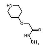 CAS#: 912761-44-5, N-Methyl-2-(4-piperidinyloxy)acetamide