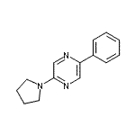CAS 登录号：912763-41-8， 2-苯基-5-(1-吡咯烷基)吡嗪