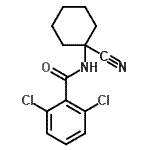 CAS 登录号：912763-58-7， 2,6-二氯-N-(1-氰基环己基)苯甲酰胺
