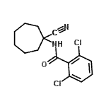 CAS#: 912763-62-3, 2,6-Dichloro-N-(1-cyanocycloheptyl)benzamide