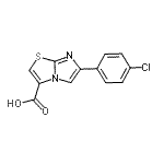 CAS#: 912770-34-4, 6-(4-Chlorophenyl)imidazo[2,1-b][1,3]thiazole-3-carboxylic acid