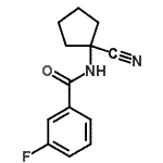 CAS#: 912770-81-1, N-(1-Cyanocyclopentyl)-3-fluorobenzamide