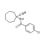 CAS#: 912771-04-1, 4-Chloro-N-(1-cyanocycloheptyl)benzamide