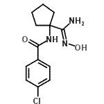 CAS 登录号：912771-46-1， 4-氯-N-[1-(N'-羟基甲脒基)环戊基]苯甲酰胺