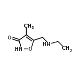 CAS#: 91305-13-4, 5-[(Ethylamino)methyl]-4-methyl-1,2-oxazol-3(2H)-one