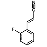 CAS 登录号：91319-60-7， (E)-3-(2-氟苯基)丙-2-烯腈