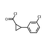 CAS#: 91329-56-5, 2-(3-Chlorophenyl)cyclopropanecarbonyl chloride