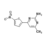 CAS 登录号：913322-63-1， 4-甲基-6-(5-硝基-2-噻吩基)-2-嘧啶胺