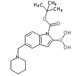 CAS#: 913388-56-4, [1-{[(2-Methyl-2-propanyl)oxy]carbonyl}-5-(1-piperidinylmethyl)-1H-indol-2-yl]boronic acid