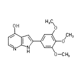 CAS 登录号：913698-77-8， 2-(3,4,5-三甲氧基苯基)-1H-吡咯并[2,3-b]吡啶-4-醇