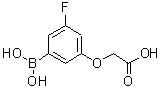CAS 登录号：913835-56-0， [3-(硼酸基)-5-氟苯氧基]乙酸