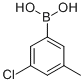CAS 登录号：913836-14-3， B-(3-氯-5-甲基苯基)-硼酸