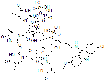 CAS#: 91401-15-9, 2-Methoxy-6-Chloro-9-Aminoacridinyl-N-Pentamethylenetetrathymidylic Acid