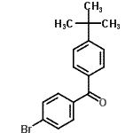 CAS 登录号：91404-26-1， (4-溴苯基)[4-(2-甲基-2-丙基)苯基]甲酮
