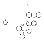 CAS#: 914089-00-2, 1-(dicyclohexylphosphino)-2-[(R)-[3-(dicyclohexylphosphino)phenyl](dimethylamino)methyl]-1,2,3,4,5-Cyclopentanepentayl compd. with 1,2,3,4,5-cyclopentanepentayl iron salt (1:1:1)