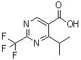 CAS 登录号：914201-22-2， 4-异丙基-2-(三氟甲基)-5-嘧啶羧酸