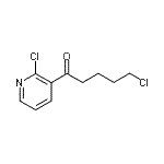 CAS#: 914203-36-4, 5-Chloro-1-(2-chloro-3-pyridinyl)-1-pentanone