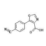 CAS#: 914220-32-9, 5-(4-Cyanophenyl)-1,3-oxazole-4-carboxylic acid