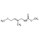 CAS#: 91434-69-4, Methyl [(2E)-4-methoxy-2-methyl-2-buten-1-yl]carbamate