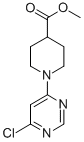 CAS 登录号：914347-88-9， 1-(6-氯-4-嘧啶基)-4-哌啶羧酸甲酯
