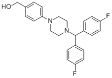 CAS#: 914349-62-5, 4-[4-[Bis(4-Fluorophenyl)Methyl]-1-Piperazinyl]-Benzenemethanol