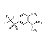 CAS#: 914775-78-3, N<sup>2</sup>,N<sup>2</sup>-Dimethyl-4-[(trifluoromethyl)sulfonyl]-1,2-benzenediamine